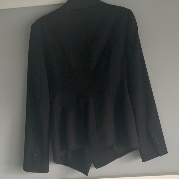 Black Satin trimmed blazer - Picture 3 of 10
